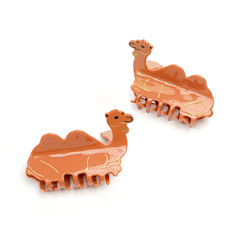 Camel Hair Clips Original Acetate Hair Claws