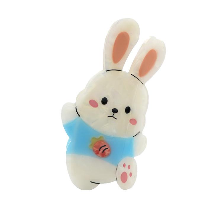 Cute Rabbit Acetate Hair Claw