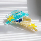 Starfish Whale Hair Clip Large Acetate Hair Claw