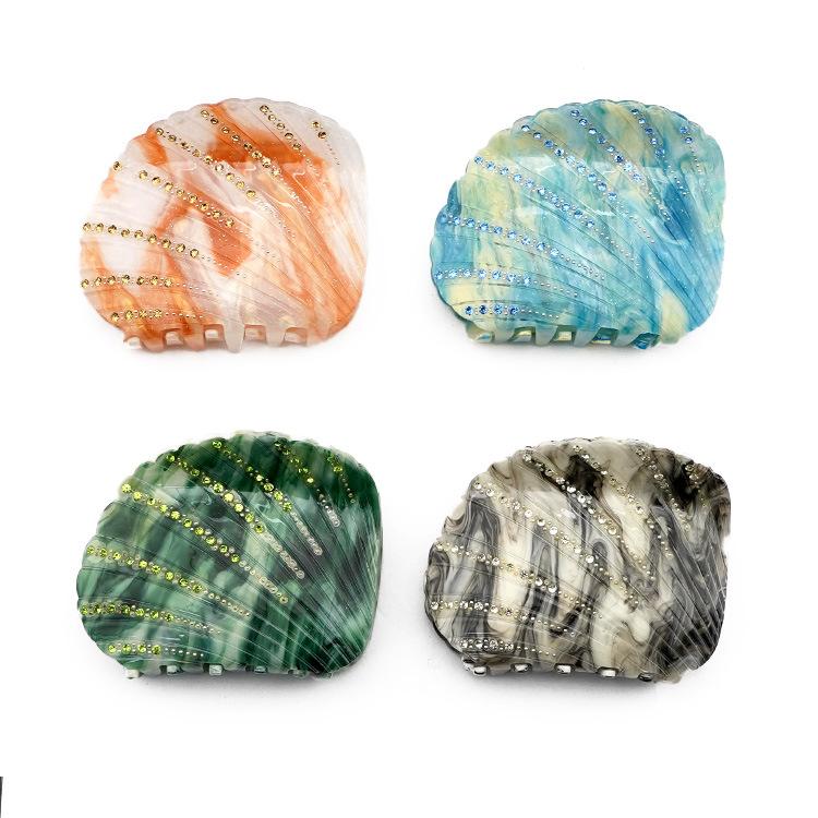 Seashell Hair Clip Marine Series Large Diamond Hair Claw