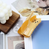 Cartoon Cat Acetate Splicing Scratch Clip