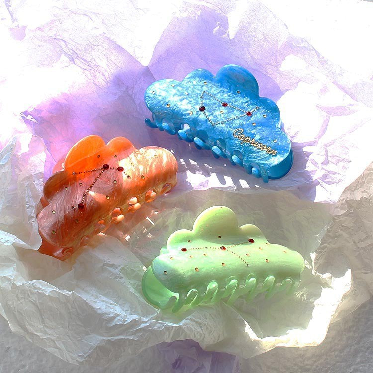 Twelve Constellations Hair Claws Cartoon Cute Hair Clips – Urrykid
