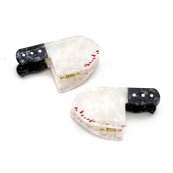 Cartoon Knife Hair Claw Funny Creative Hair Clips