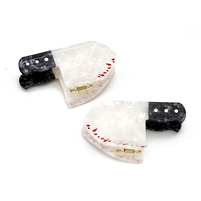 Cartoon Knife Hair Claw Funny Creative Hair Clips
