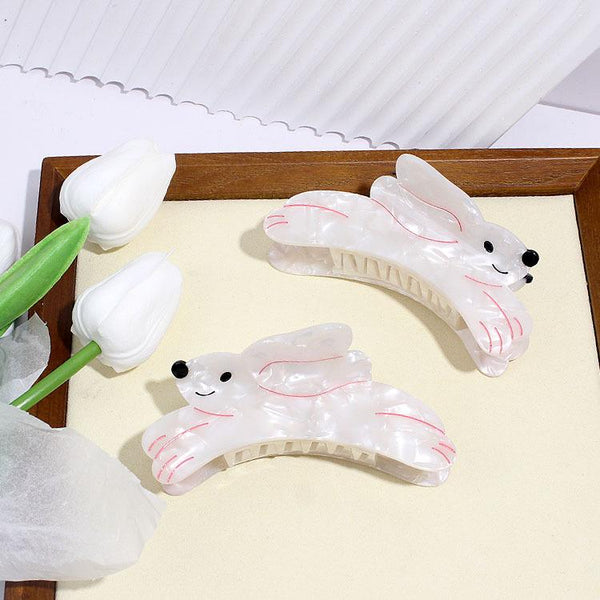 Running Rabbit Hair Claw Large Cartoon Hair Clip