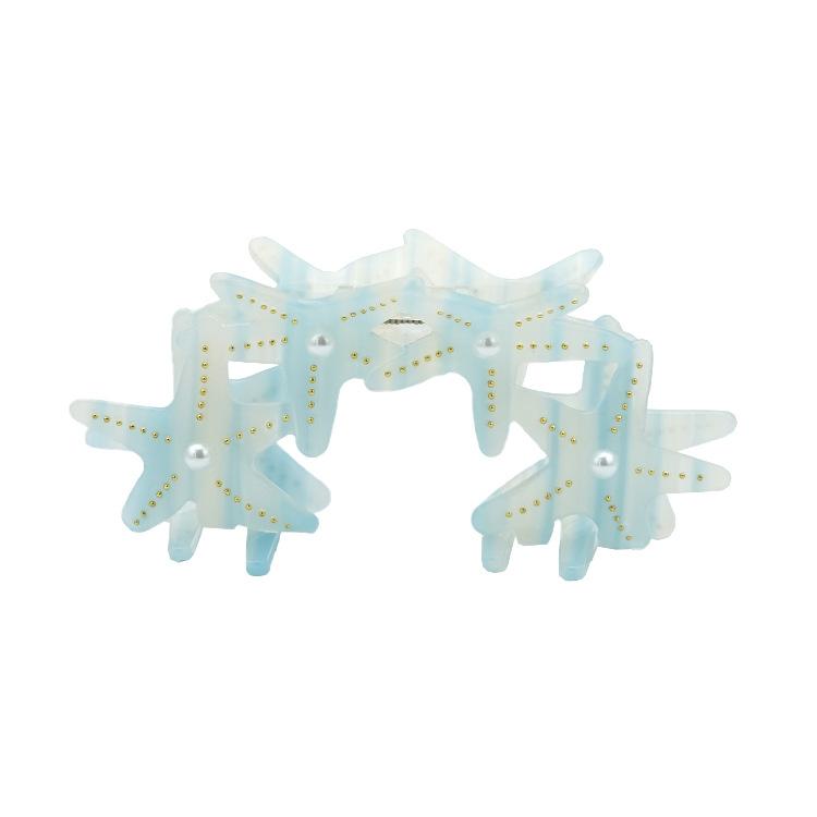 Starfish Hair Clips Pearl Embellished Star Hair Claw