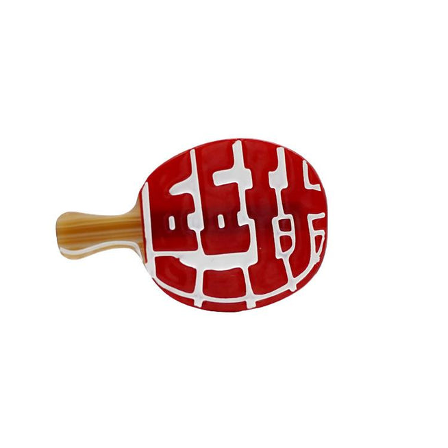 Original Table Tennis Racket Hair Clips Cute Bangs Clip