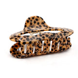 Leopard Hair Clips Hollow Acetate Hair Claws