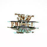 Vintage Butterfly Hair Claw Large Acetate Hair Clips