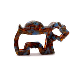 Hollow Acetate Hair Clips Tortoiseshell Printed Hair Claw