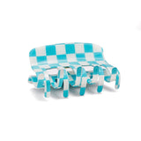 Plaid Hair Claw Retro Checkerboard Large Hair Clips
