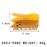 Cartoon Cat Acetate Splicing Scratch Clip