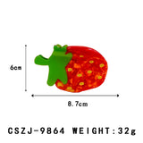 Strawberry Hair Clip Original Acetate Fruit Hair Claw