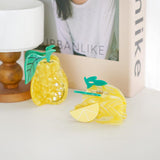Fruit Hair Clip Cartoon Lemon Pear Acetate Hair Claw