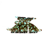 Vintage Butterfly Hair Claw Large Acetate Hair Clips