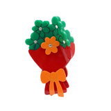 Flower Bouquet Hair Claw Original Acetate Hair Clip