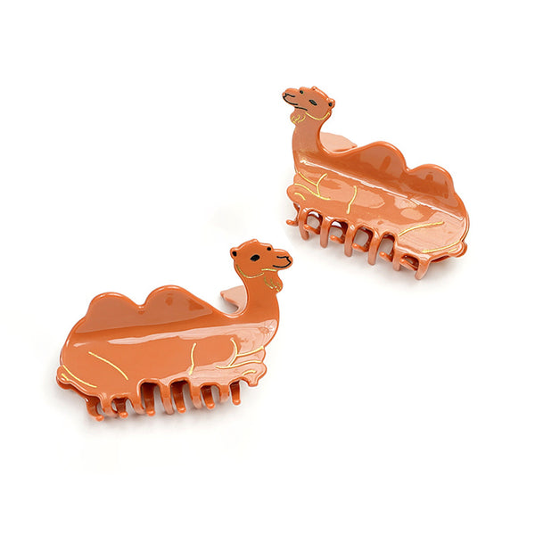 Camel Hair Clips Original Acetate Hair Claws