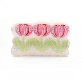 Flower Hair Clip Tulip Print Hair Claw