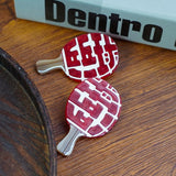 Original Table Tennis Racket Hair Clips Cute Bangs Clip