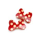 Polka Dot Bow Hair Clip Original Cute Cartoon Hair Claw