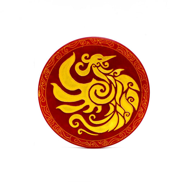 Chinese Style Wenchuan Phoenix Jewelry Gift Box Acetate Phoenix Hair Clip Mirror Hair Comb