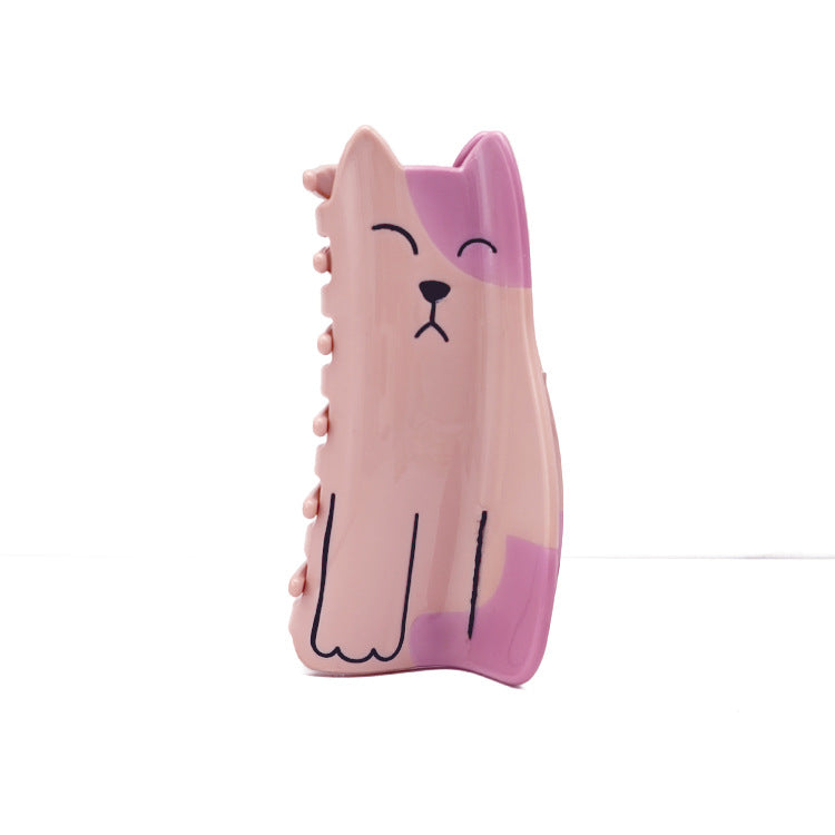 Cartoon Cat Acetate Splicing Scratch Clip
