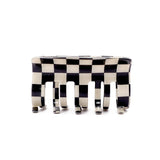 Plaid Hair Claw Retro Checkerboard Large Hair Clips