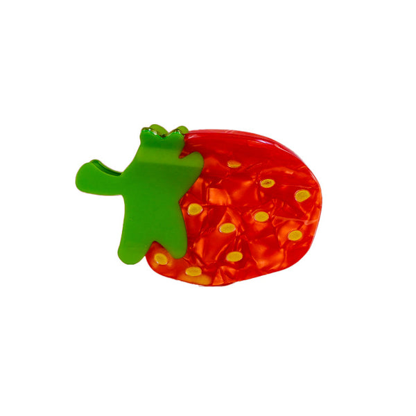 Strawberry Hair Clip Original Acetate Fruit Hair Claw