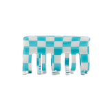 Plaid Hair Claw Retro Checkerboard Large Hair Clips