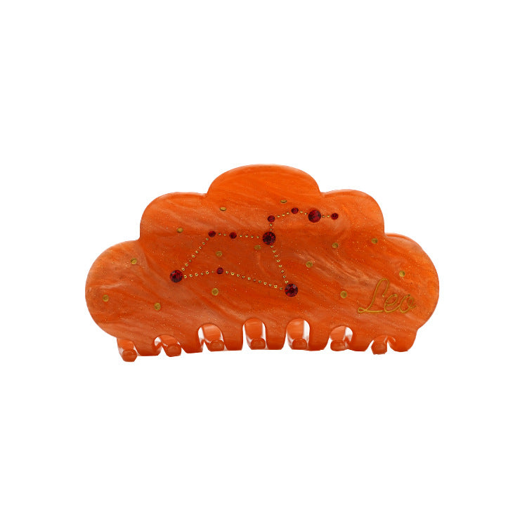 Twelve Constellations Hair Claws Cartoon Cute Hair Clips