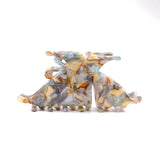 Vintage Butterfly Hair Claw Large Acetate Hair Clips