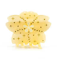 Yellow Sakura Hair Clip