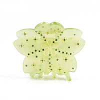 Green Sakura Hair Clip