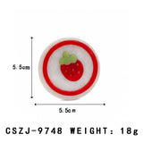 Summer Cute Strawberry Rabbit Hair Clips Original Acetate Hair Claws