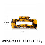 Large Acetate Hair Claw Simple Elegant Hair Clip