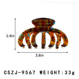 Octopus Hair Claws Simple Temperament Texture Hair Clips