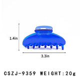 Solid Color Hair Clips Candy Color y2k Hair Clips Small Acetate Hair Claw