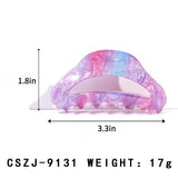 Colorful Starry Sky Hair Claw Large Hair Clips