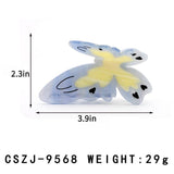 Large Butterfly Hair Clips Patchwork Acetate Hair Claw