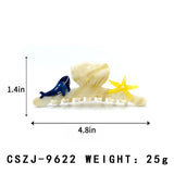 Starfish Whale Hair Clip Large Acetate Hair Claw