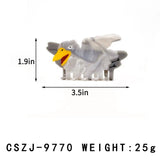 Original Whale Head Stork Hair Claw Cartoon Animal Acetate Hair Clips