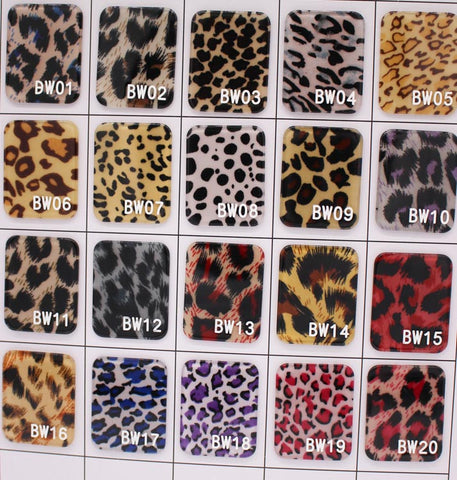 Acrylic color card