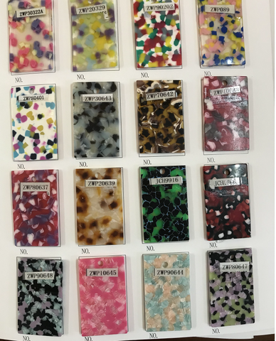 JC series acetate color card